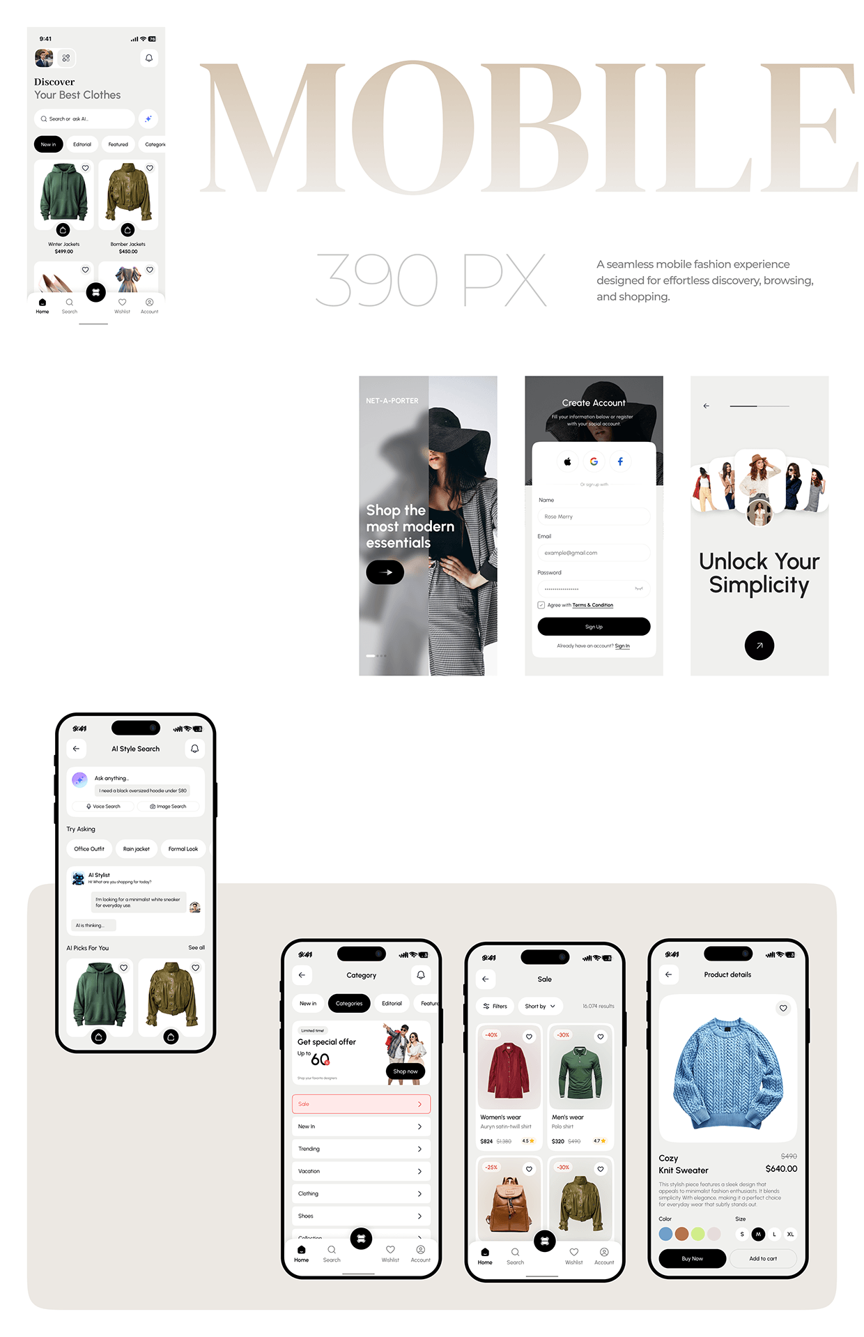 AI Luxury Fashion E-Commerce Website Design Image 15