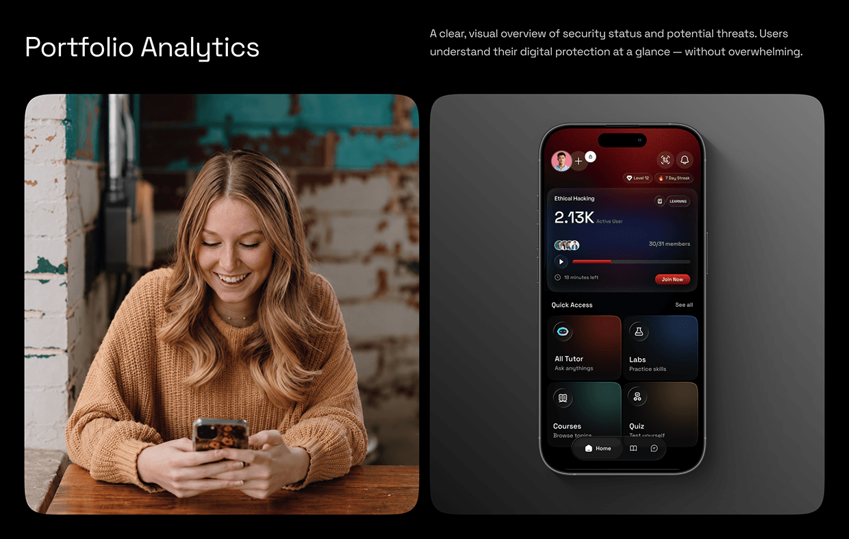 Cybersecurity App Design | AI-Powered Mobile UI/UX Image 10