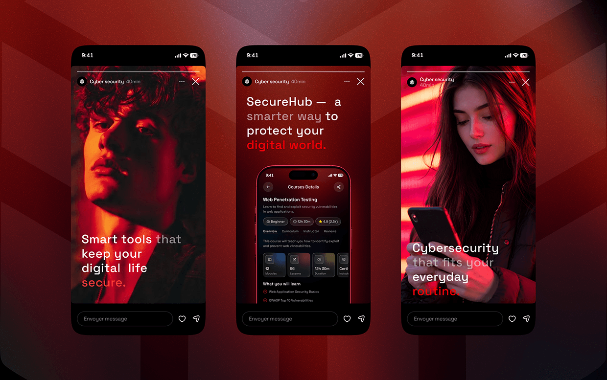 Cybersecurity App Design | AI-Powered Mobile UI/UX Image 19