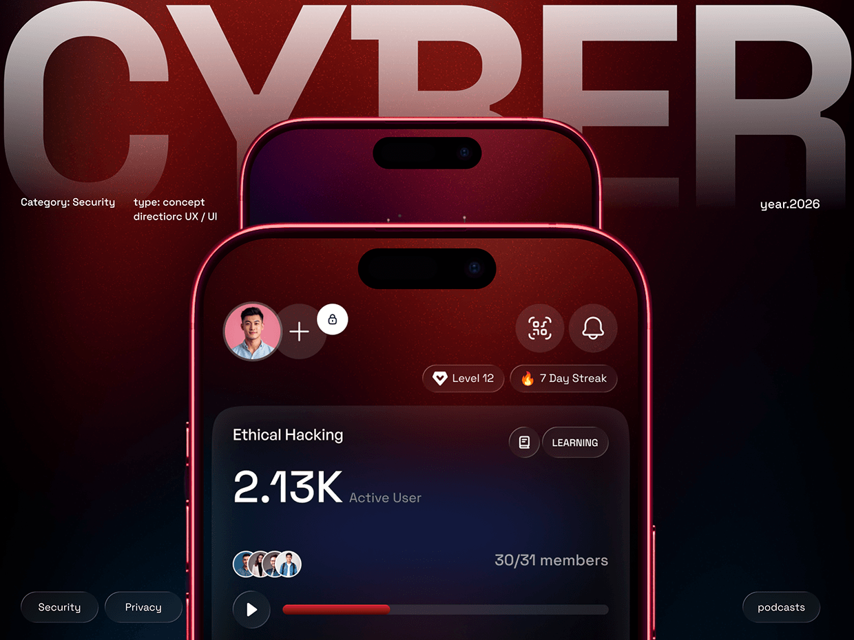 Cybersecurity App Design | AI-Powered Mobile UI/UX Image 22