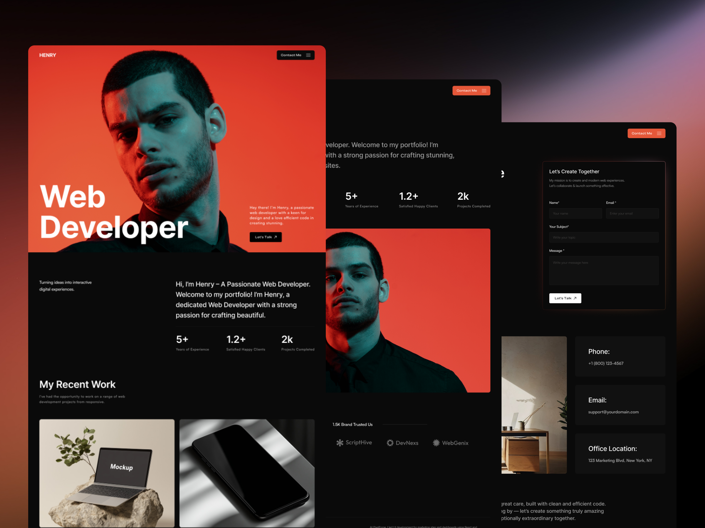 Henry — Free Website Template for Framer