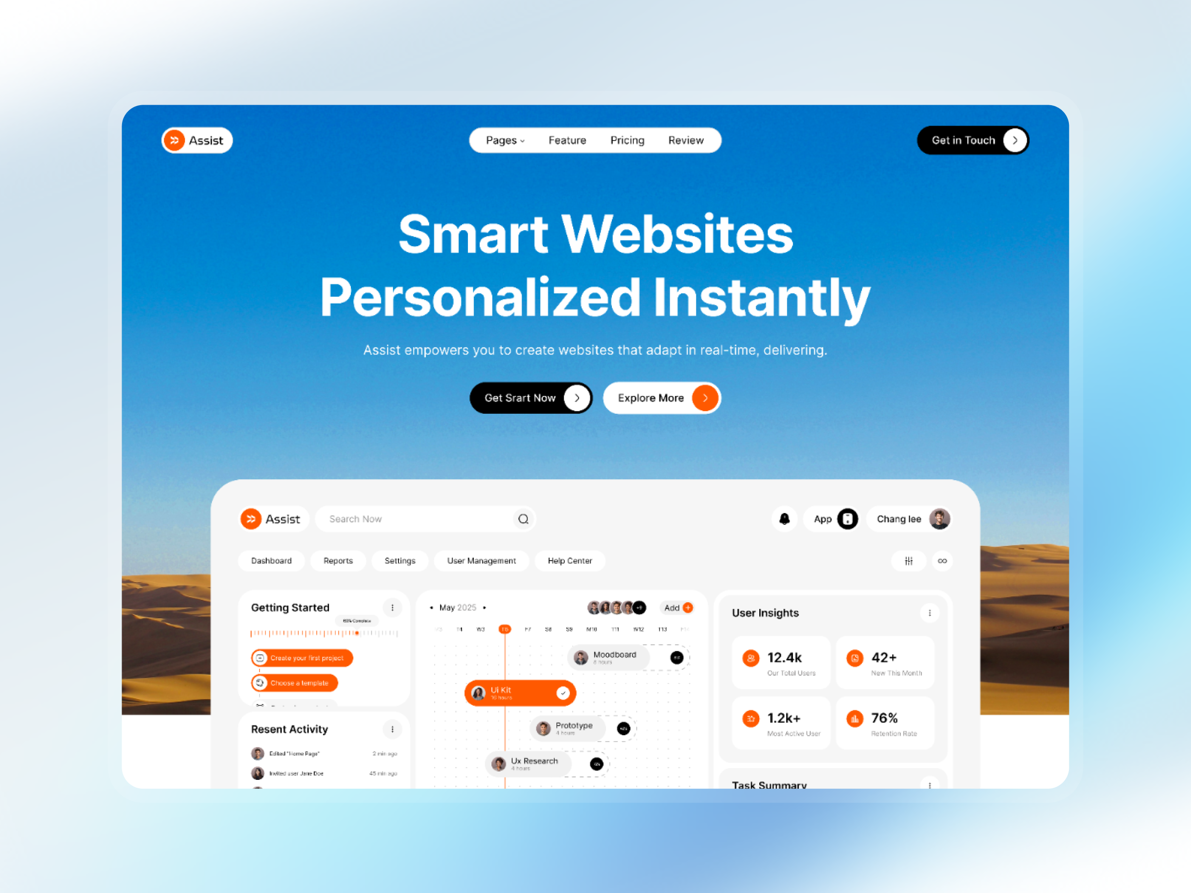 Assist — Free Website Template for Framer