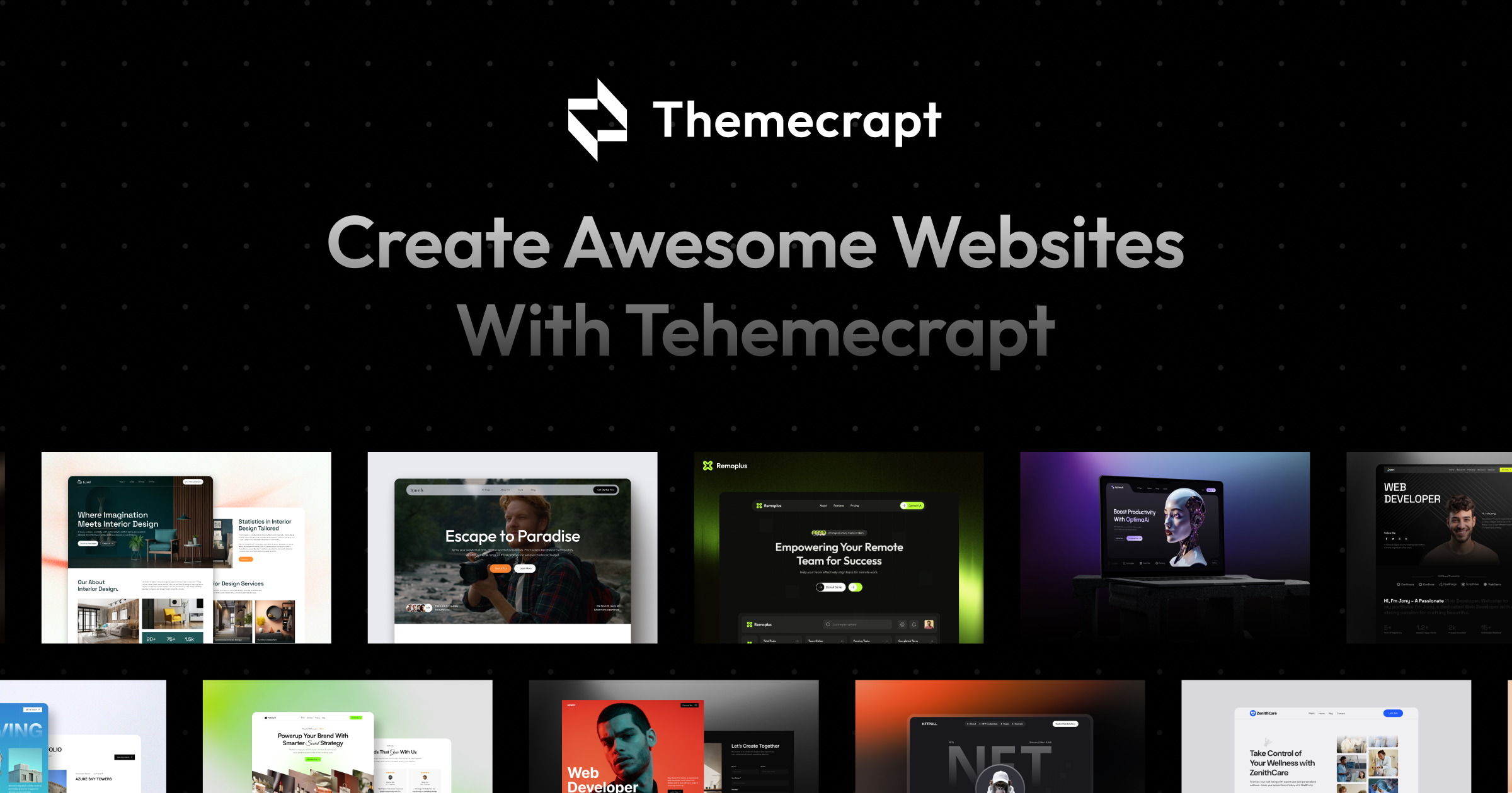 Themecrapt — Website Template for Framer