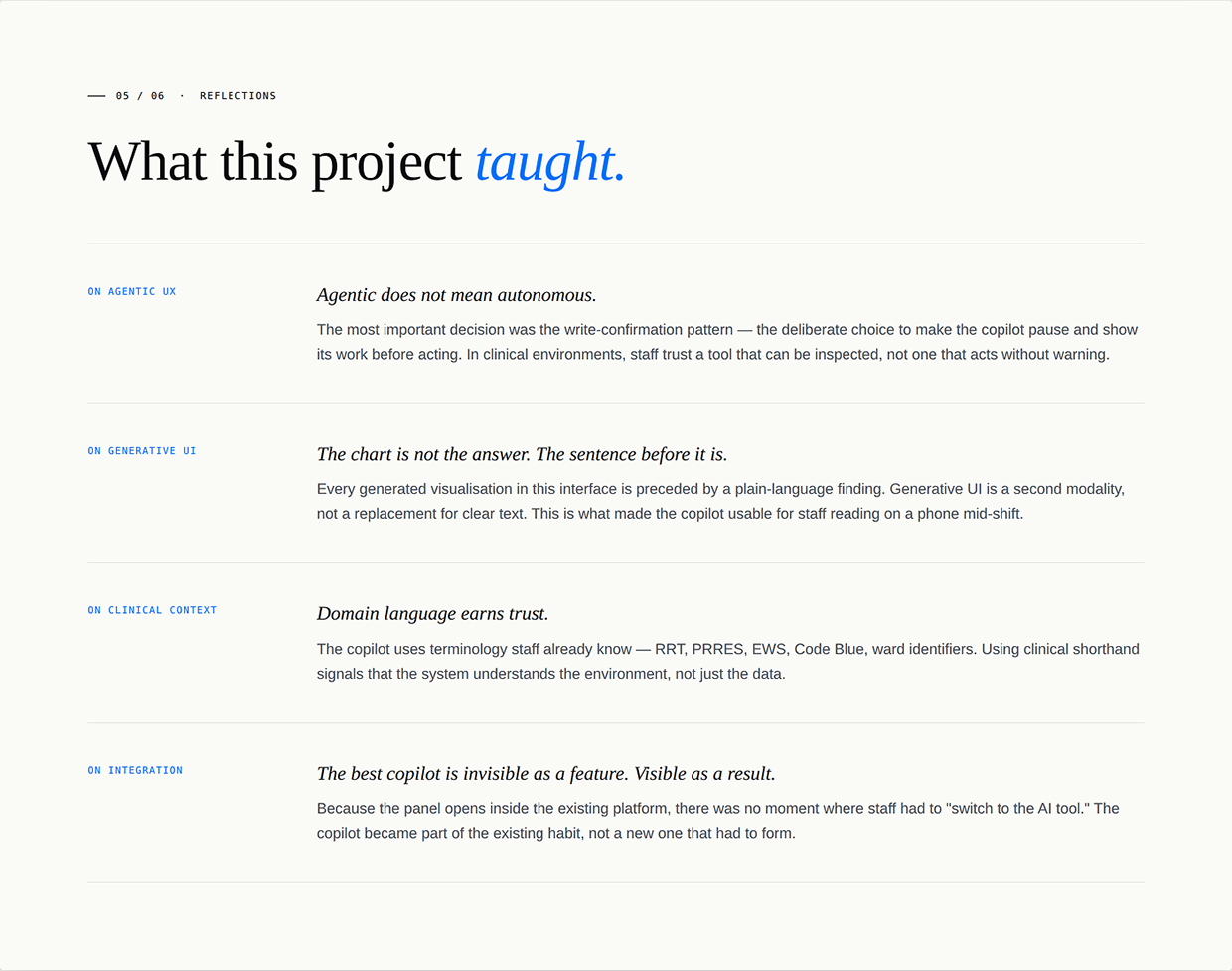 An Agentic UX Case Study for Hospital Rapid Response Image 13