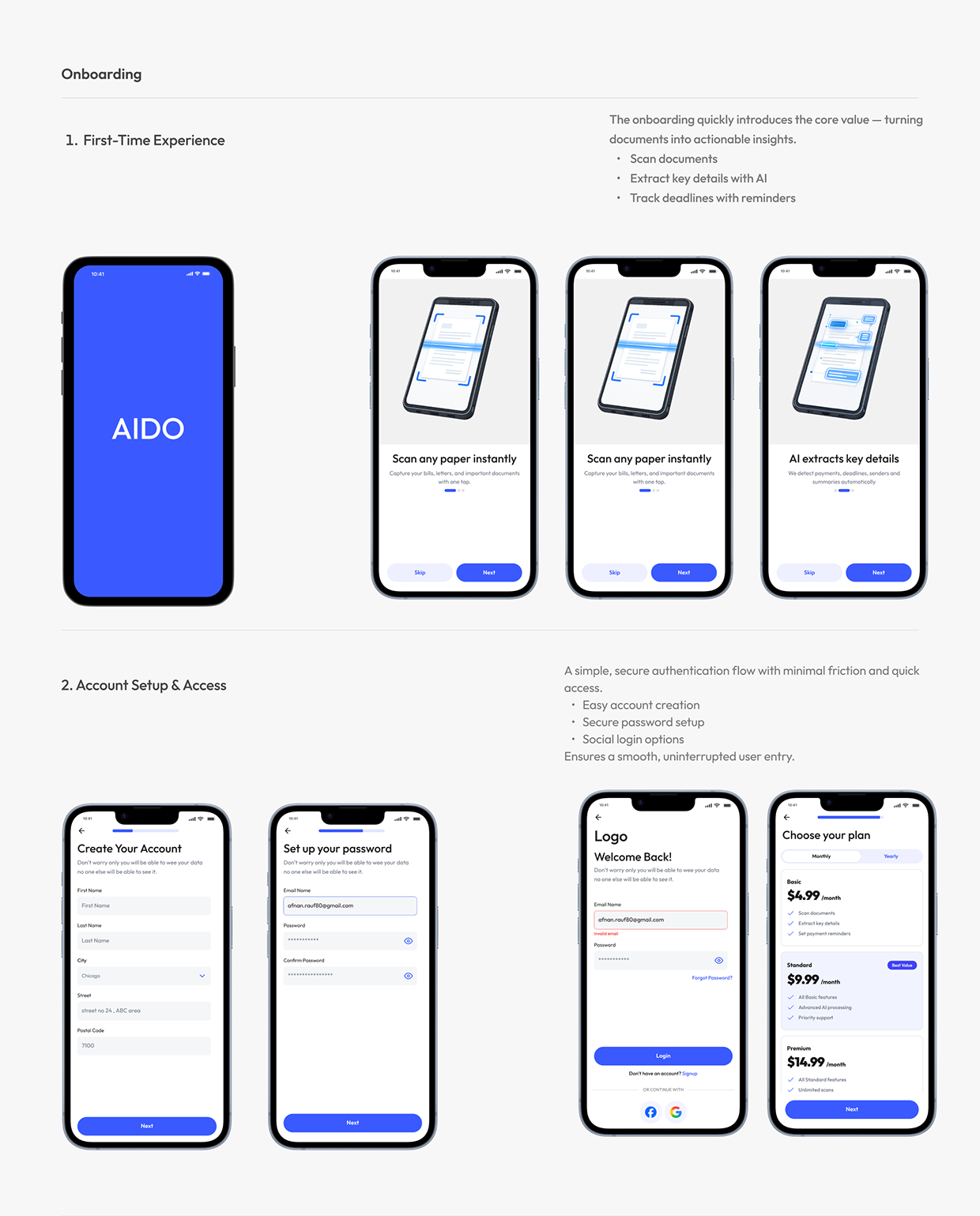 AI Document Scanner App | UX/UI Image 5
