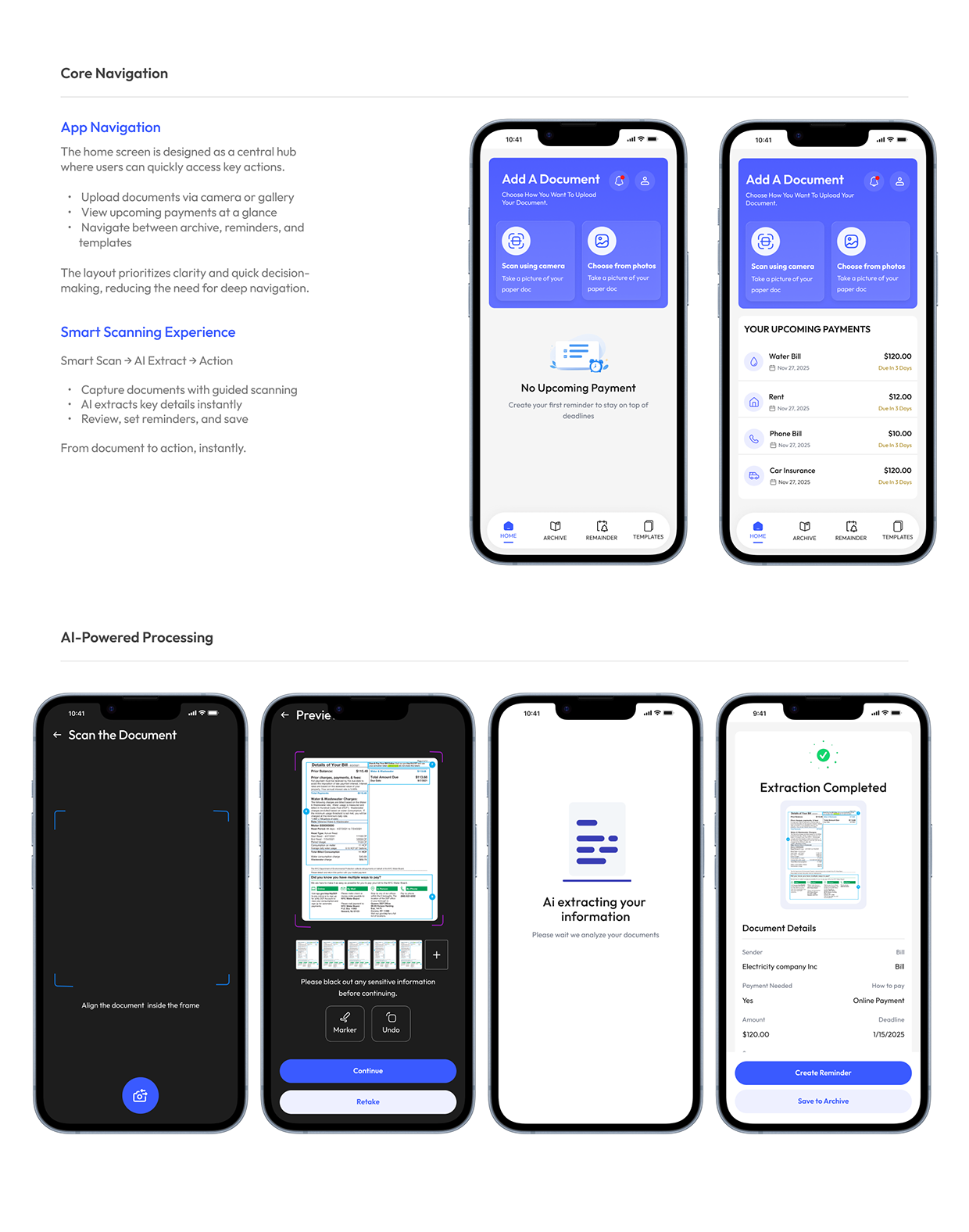 AI Document Scanner App | UX/UI Image 6