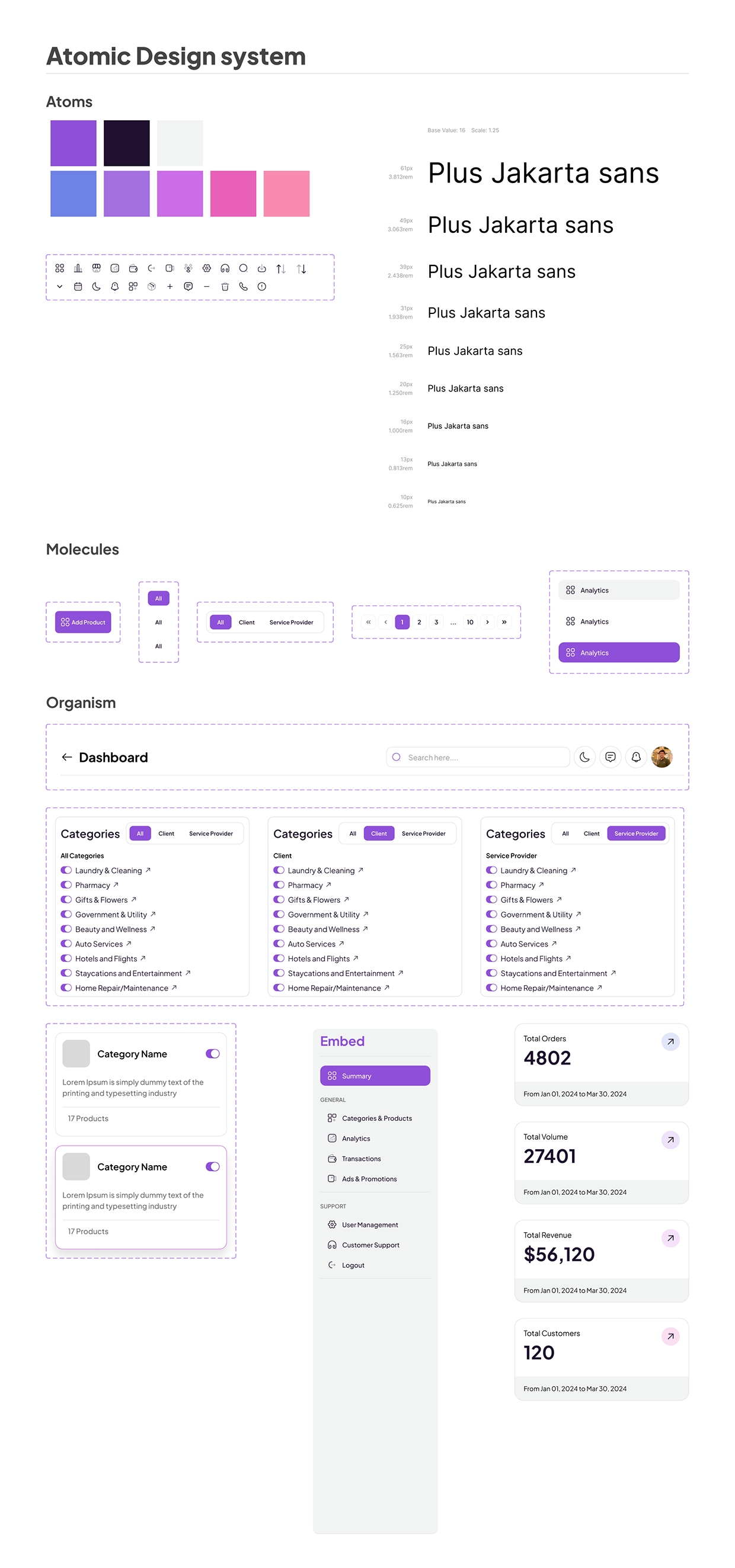 SaaS Dashboard UI/UX , Admin & Client Portal Image 1