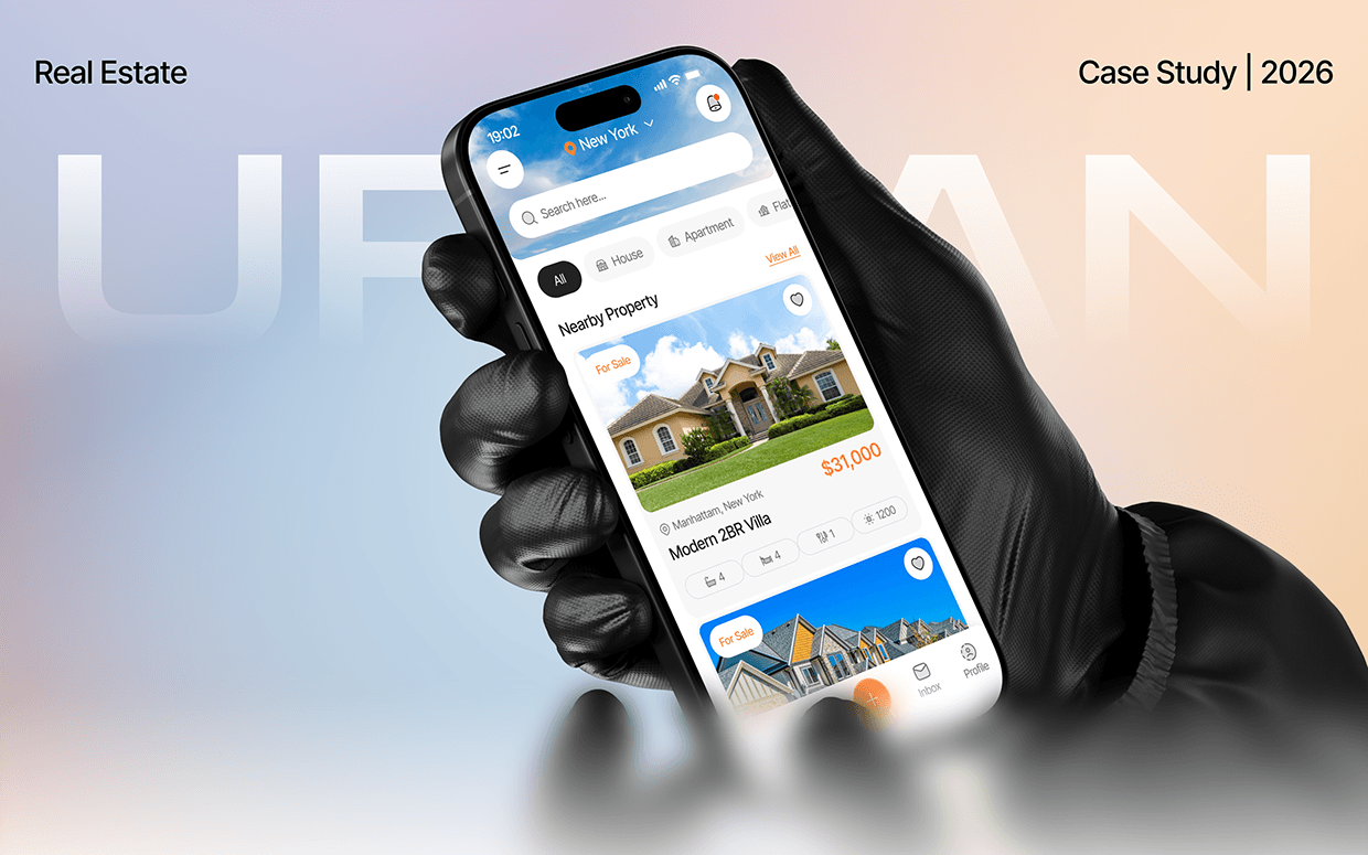 Urban - Real Estate App & UI/UX Case Study