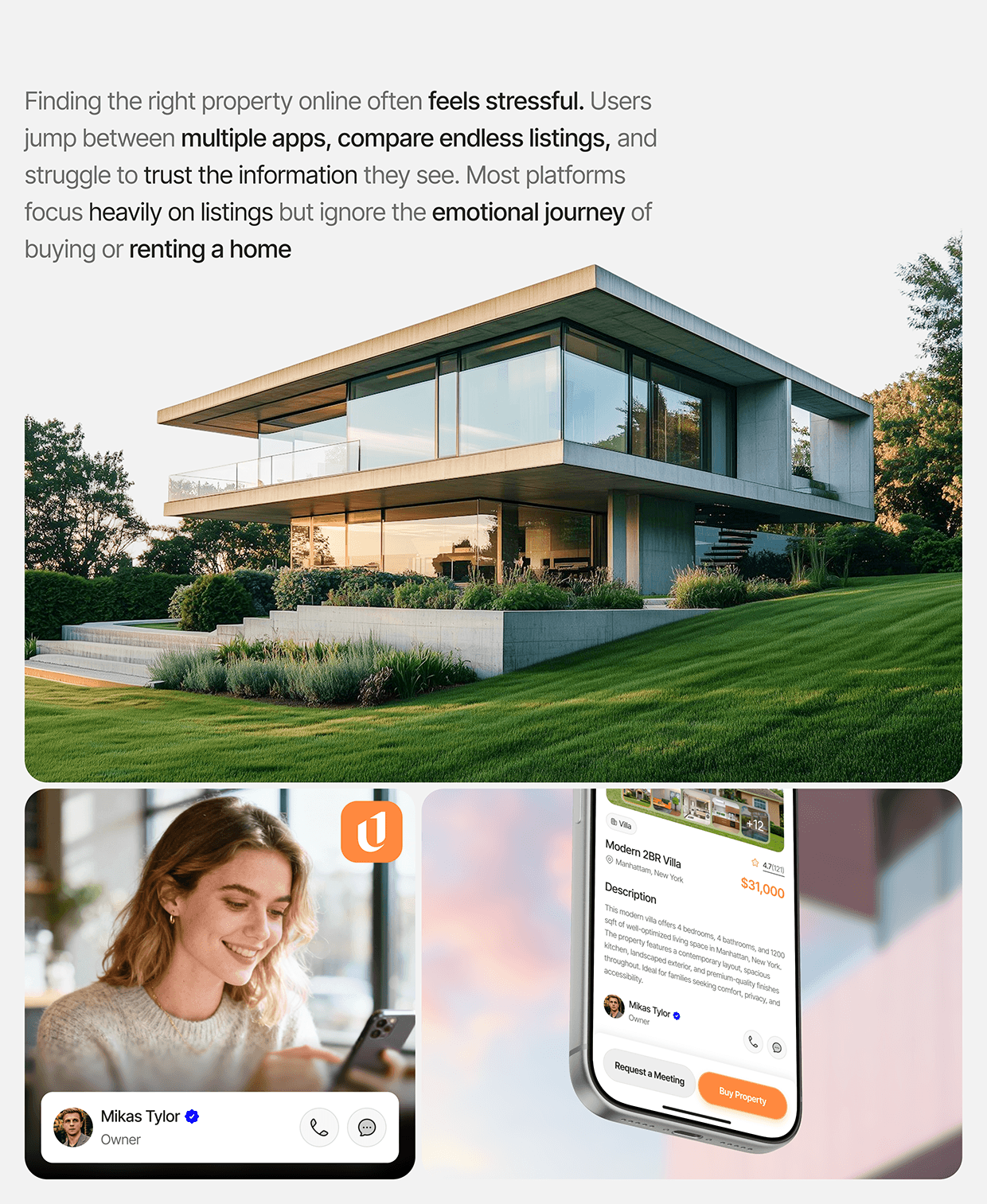 Urban - Real Estate App & UI/UX Case Study Image 1
