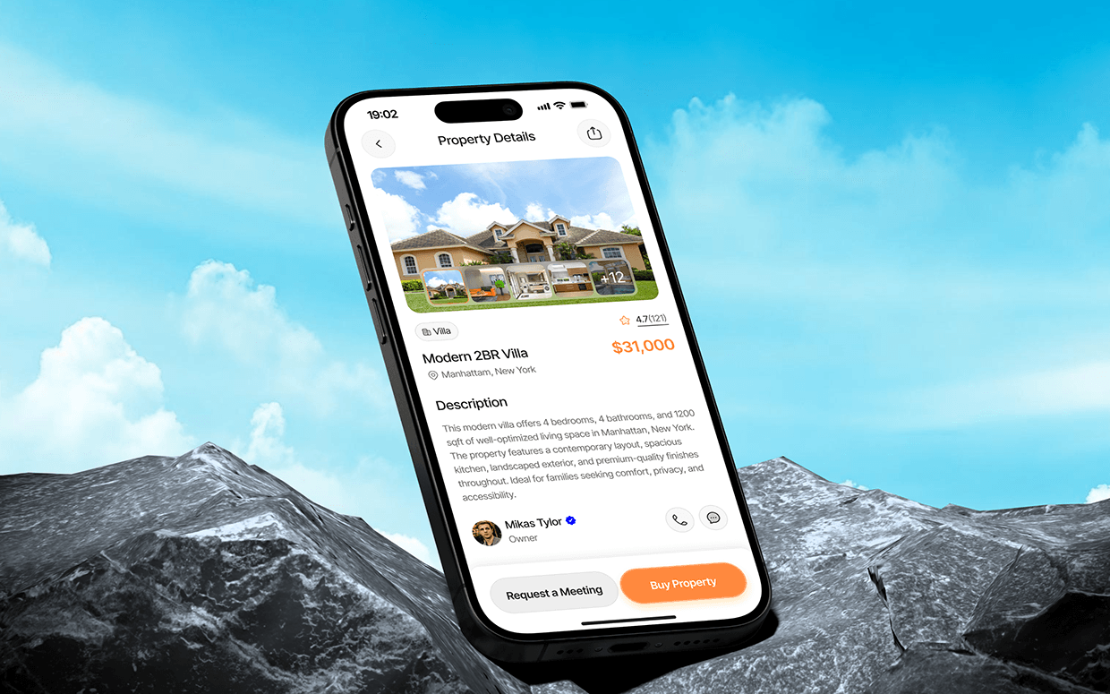 Urban - Real Estate App & UI/UX Case Study Image 9