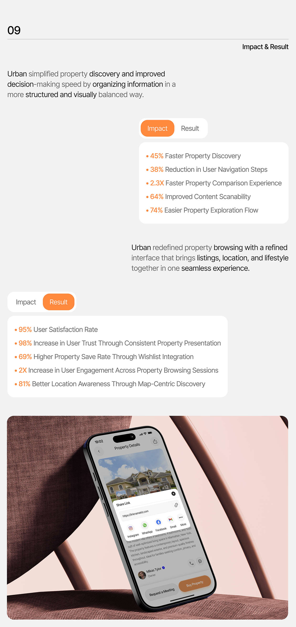 Urban - Real Estate App & UI/UX Case Study Image 16