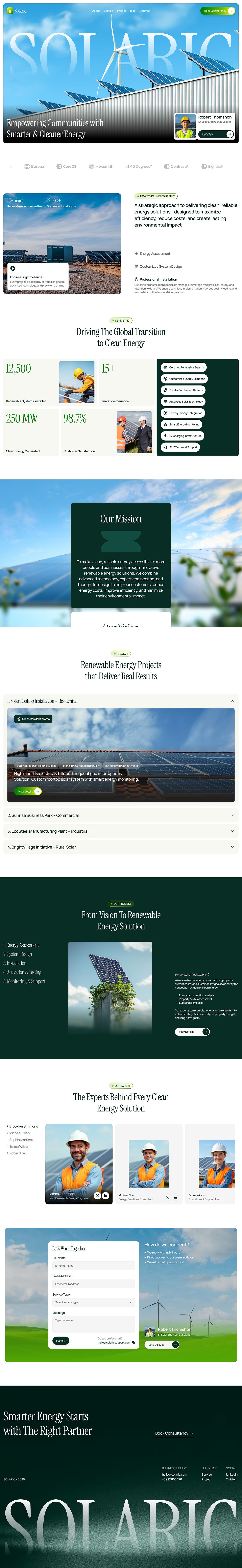 Solaric - Solar Energy About Page UI Image 1