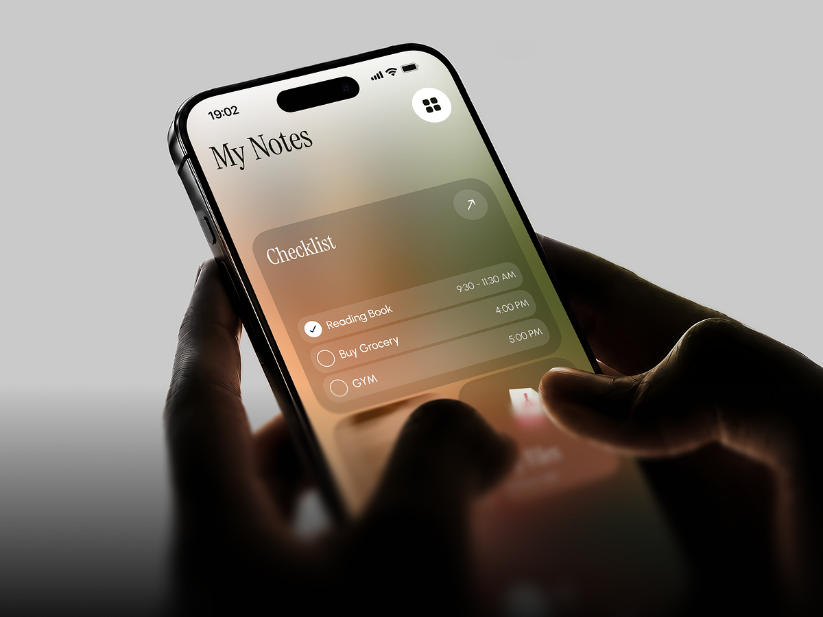 Note Taker App UI Design