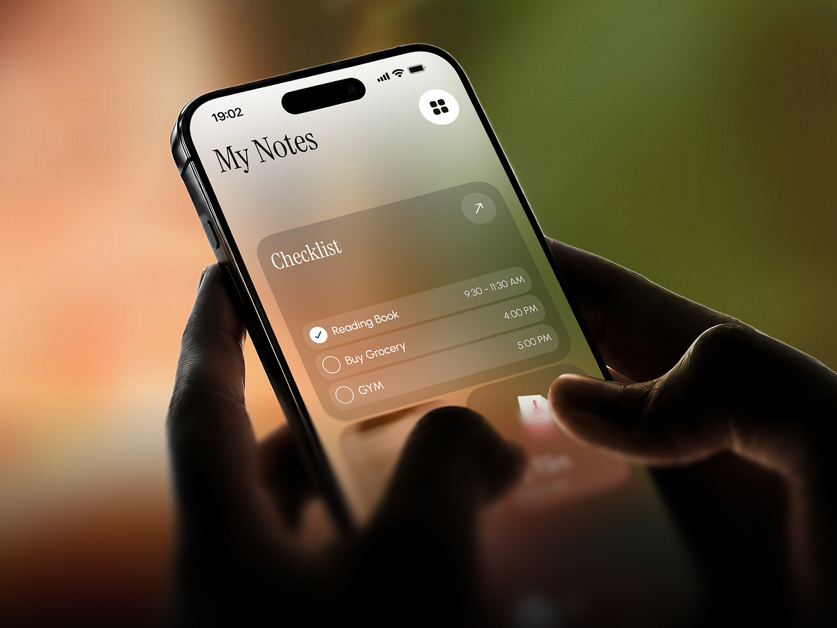 Note Taker App UI Design Image 0
