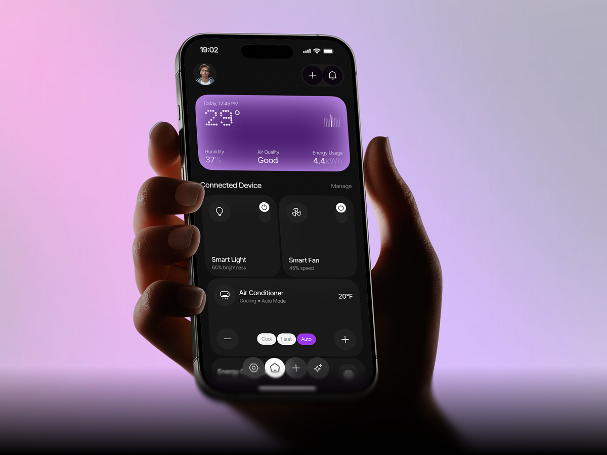Smart Home Automation App UI