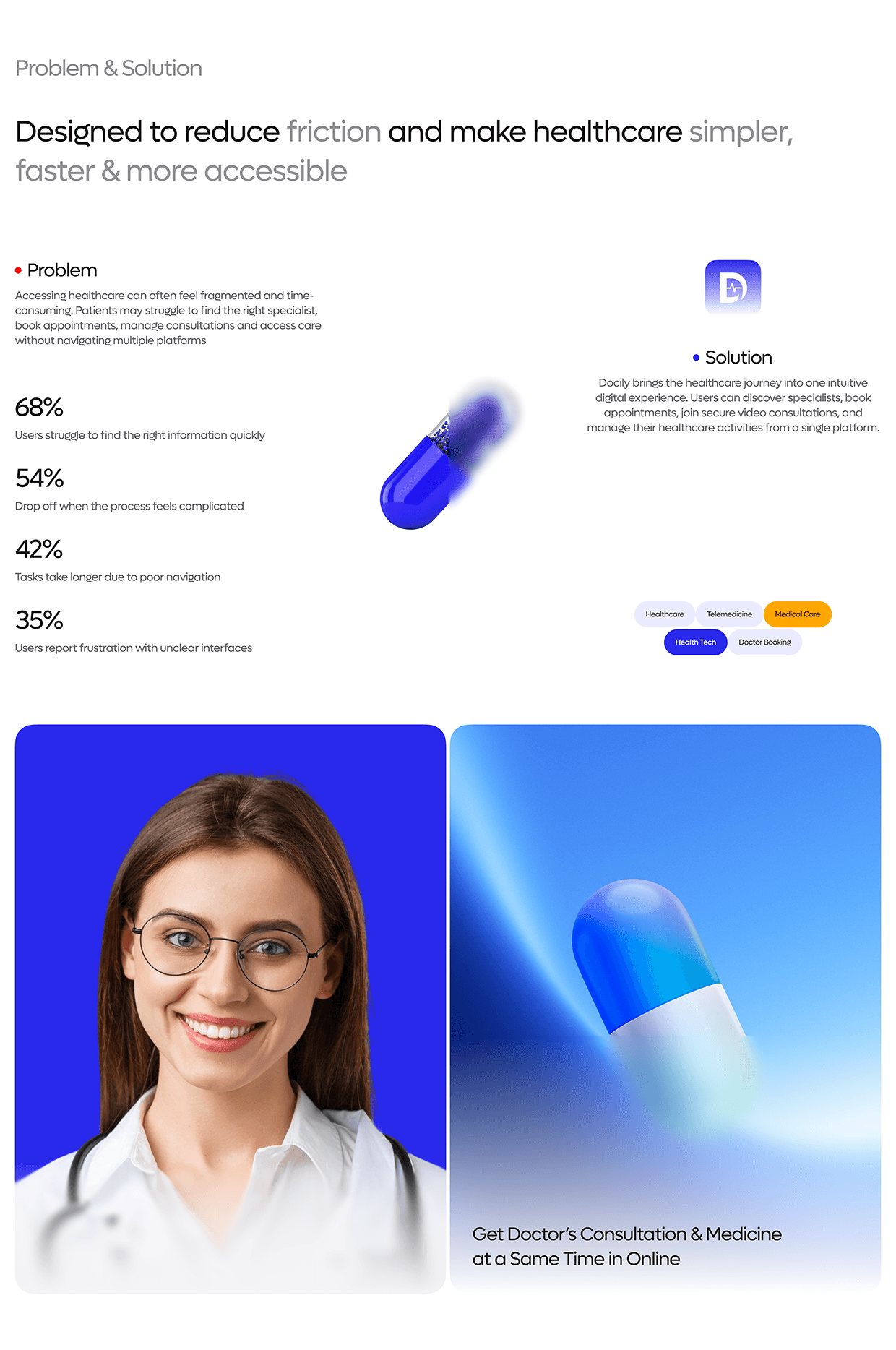 Docily | Telemedicine App | UI-UX Design Image 3