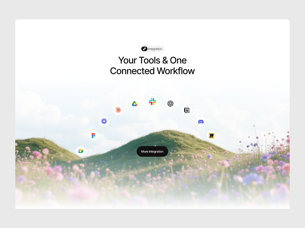Unfold - SaaS Landing Page UI Image 1