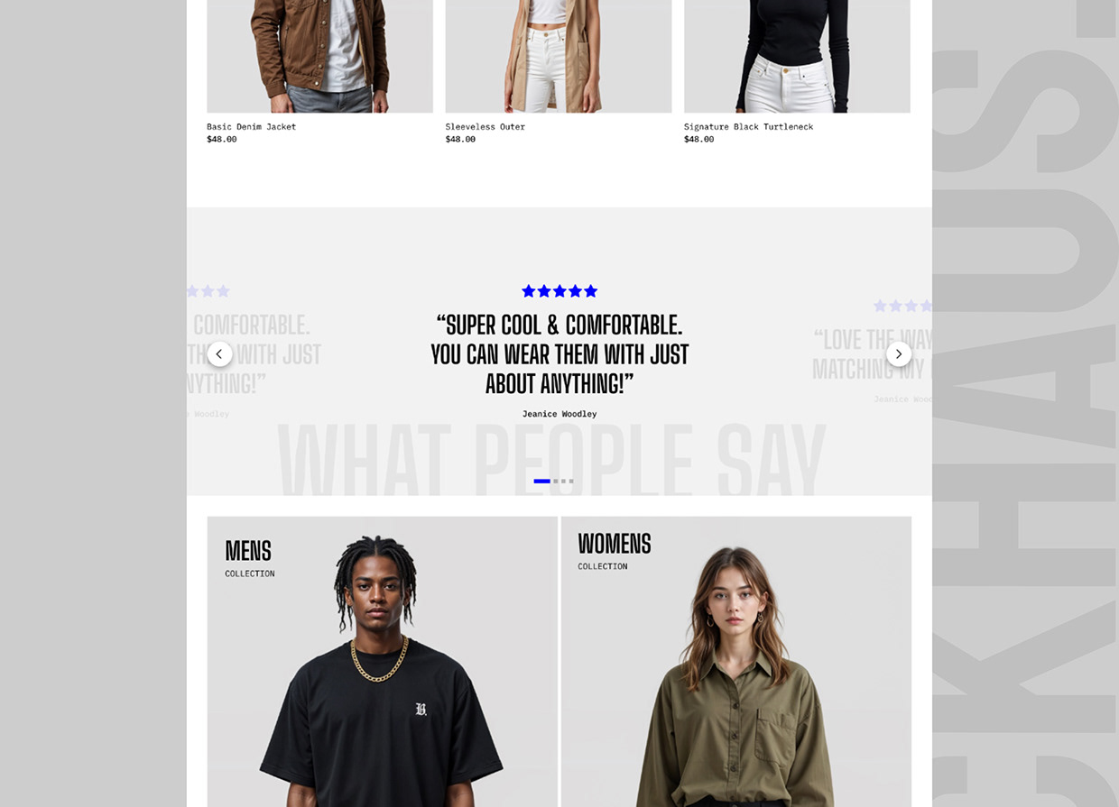 Minimalist Fashion E-commerce Image 2