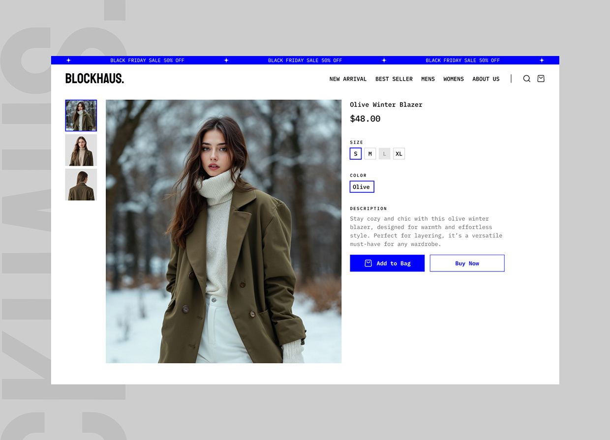 Minimalist Fashion E-commerce Image 4