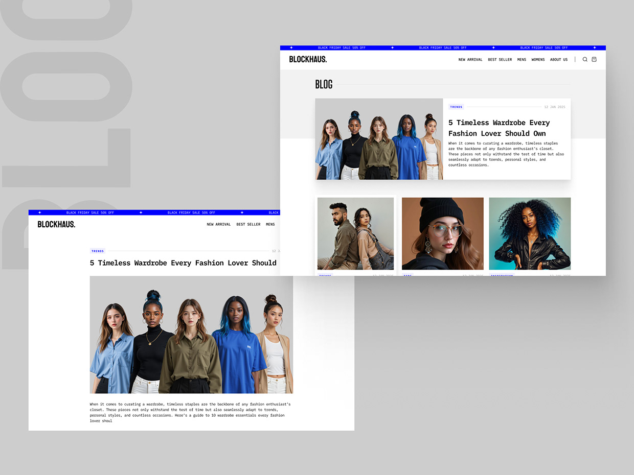 Minimalist Fashion E-commerce Image 5