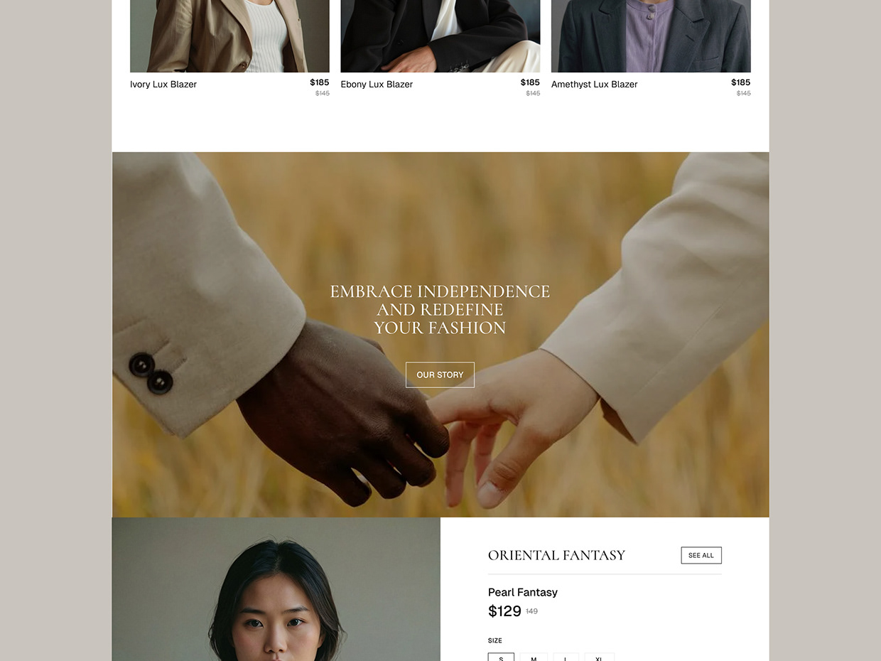 Batavia - Minimalist Fashion E-commerce Image 1