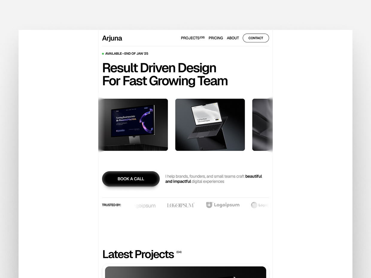 Minimal Portfolio Image 0