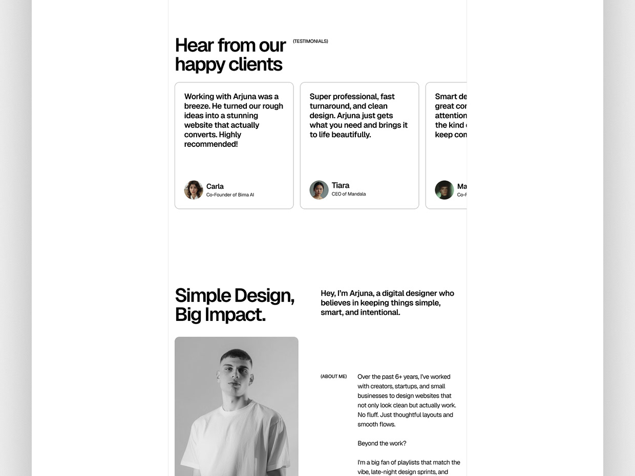 Minimal Portfolio Image 4