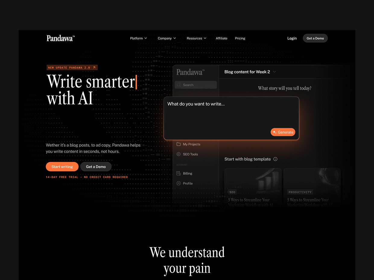 AI SaaS Website Image 0
