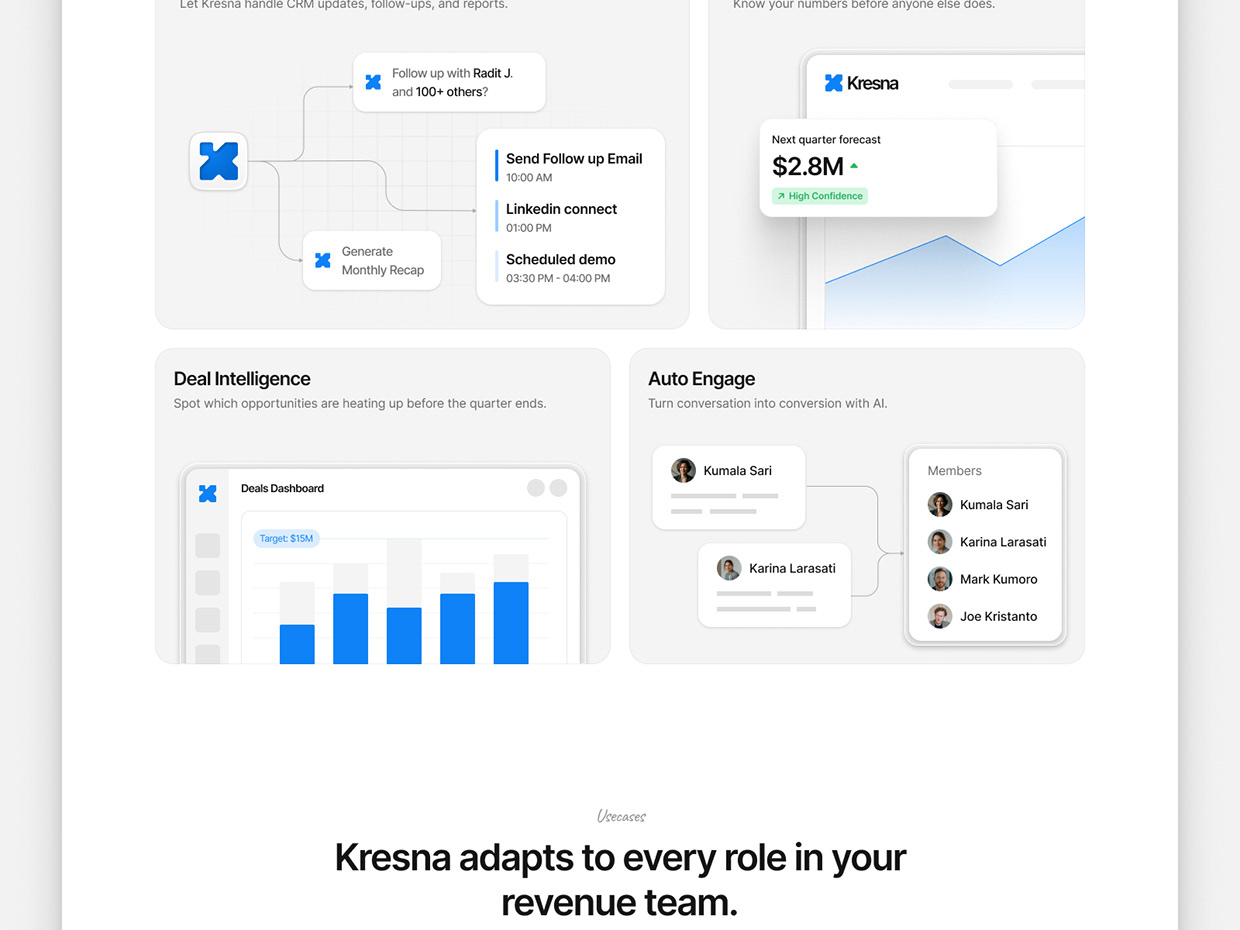 Kresna - AI SaaS Website Image 2