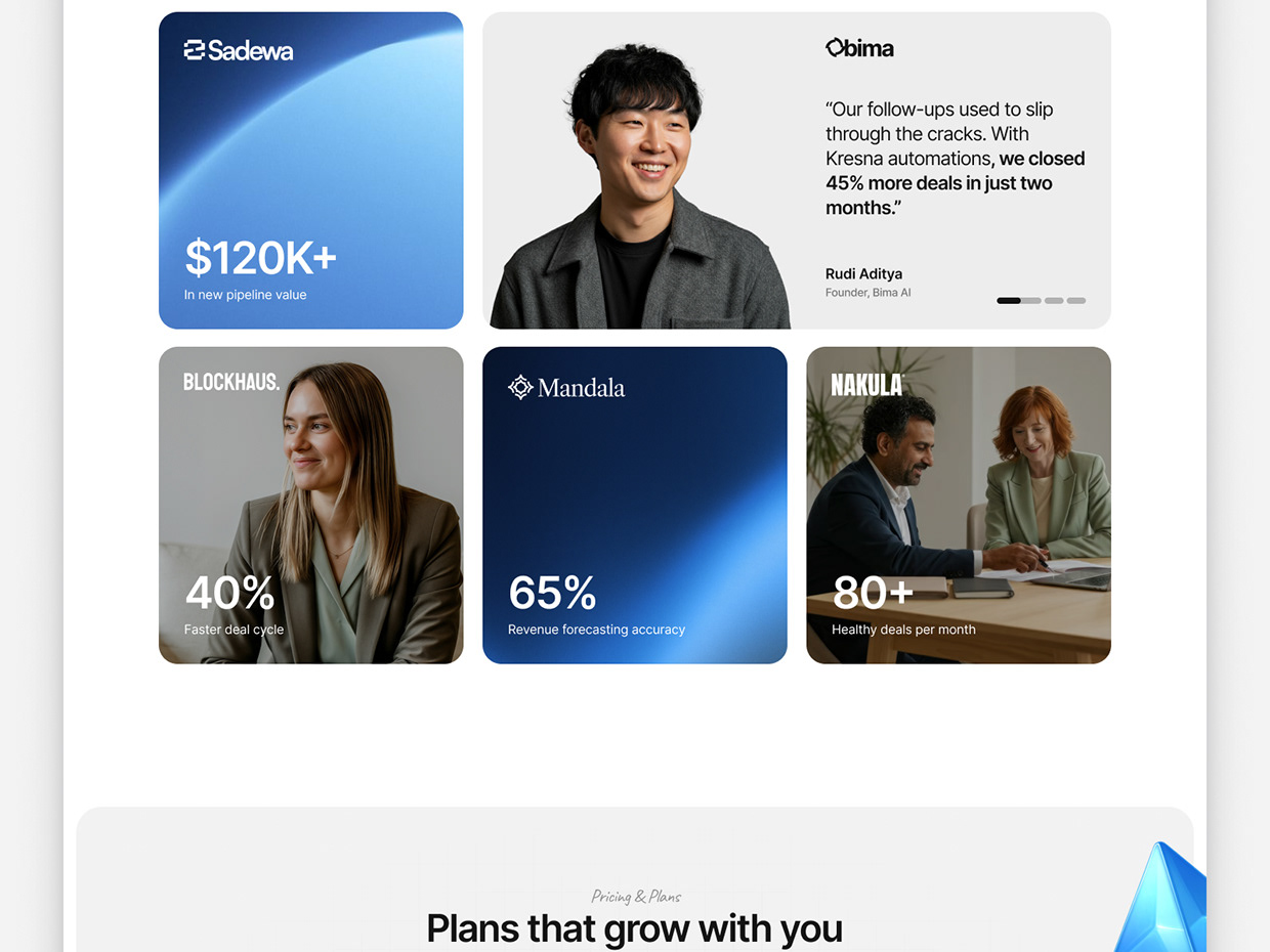 Kresna - AI SaaS Website Image 5