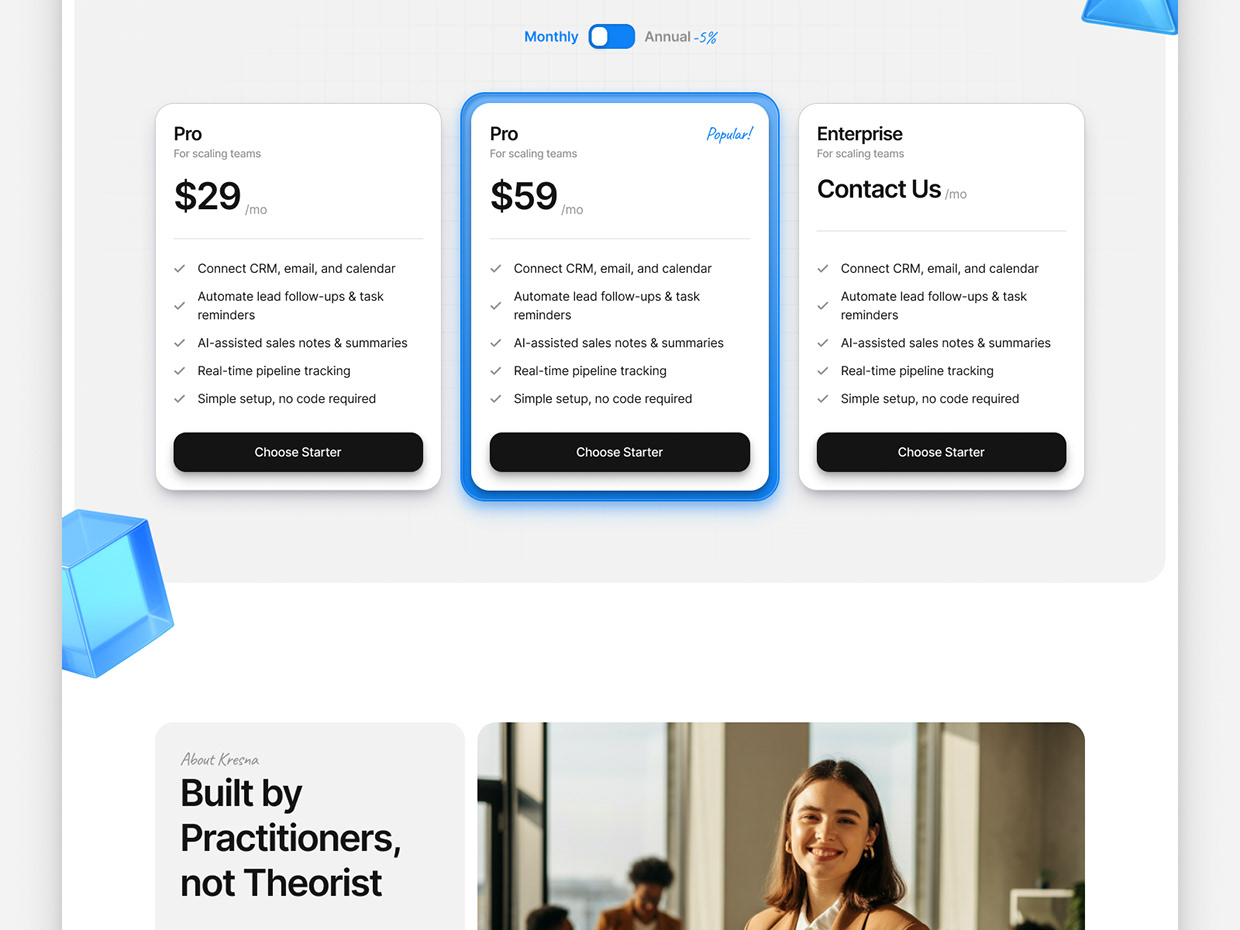 Kresna - AI SaaS Website Image 6