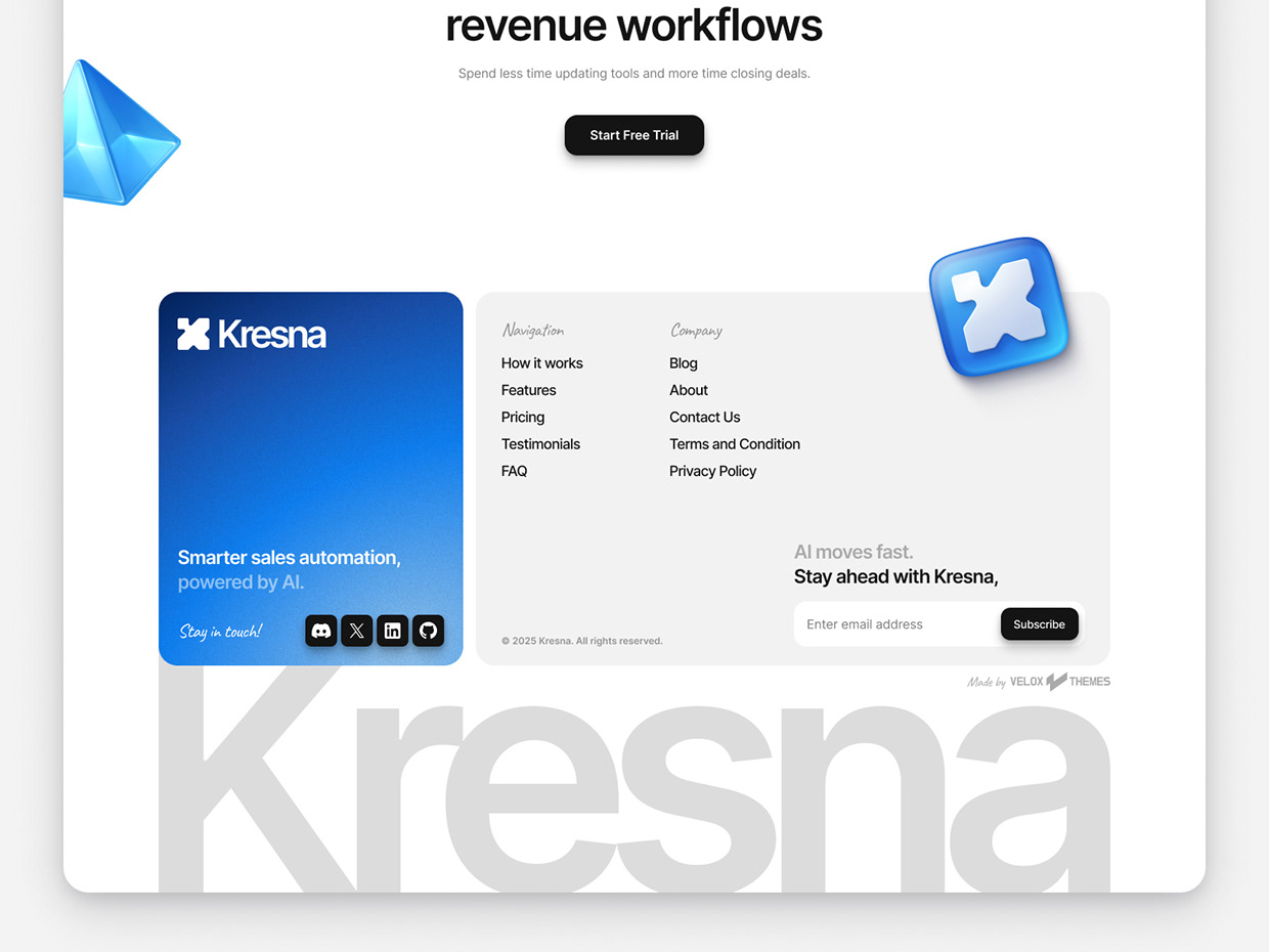 Kresna - AI SaaS Website Image 9