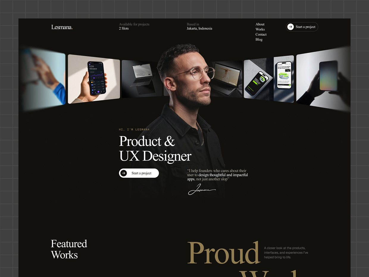 Lesmana - Product Designer Portfolio Image 0