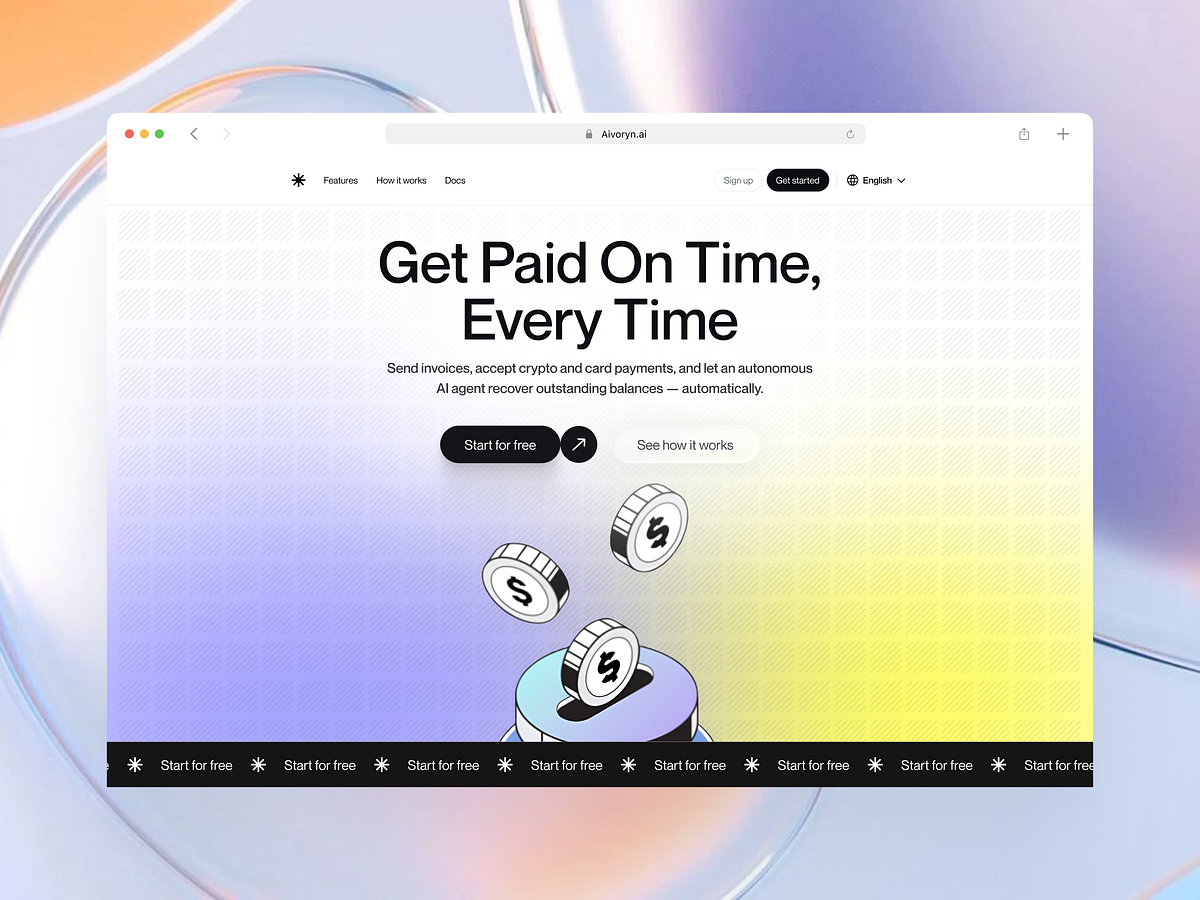 AI-Powered Finance Website UI/UX Design