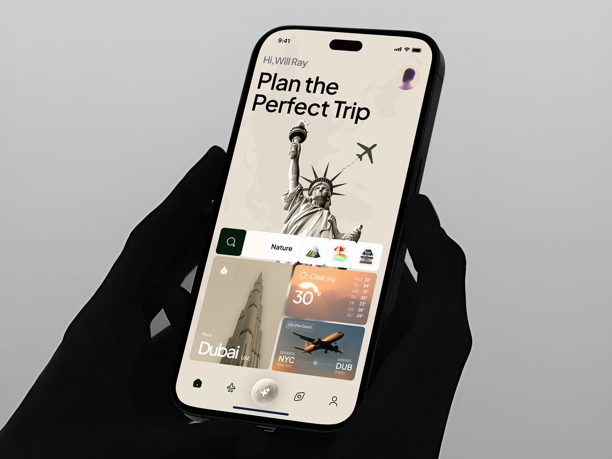 AI Travel Planner Mobile App – Smart Trip Planning & Booking UI Image 0
