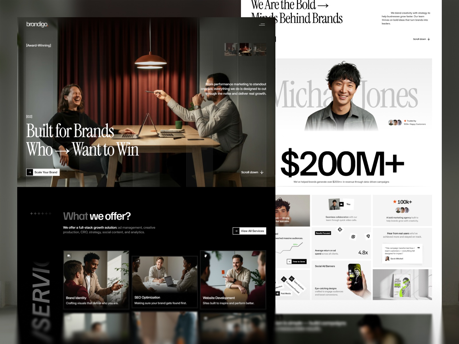 Brandigo: Creative Framer Agency Template by Muhammad Talha — Framer Marketplace