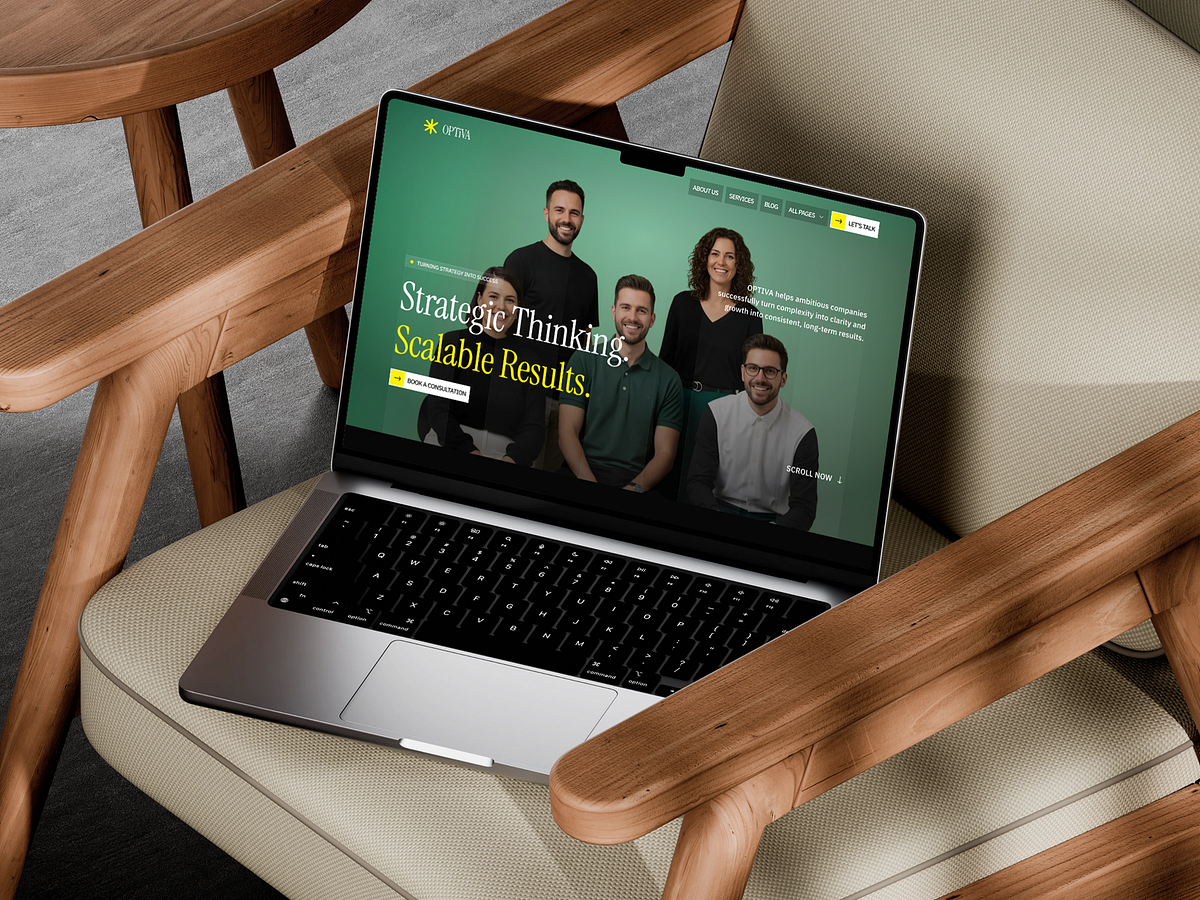 OPTIVA — Business Consulting Landing Image 0