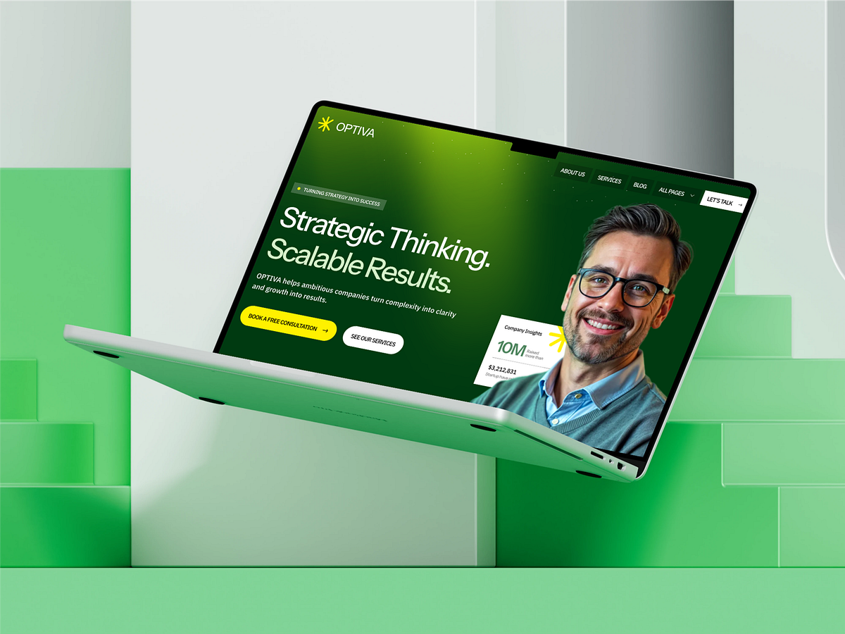 OPTIVA — Business Consulting Landing Image 2