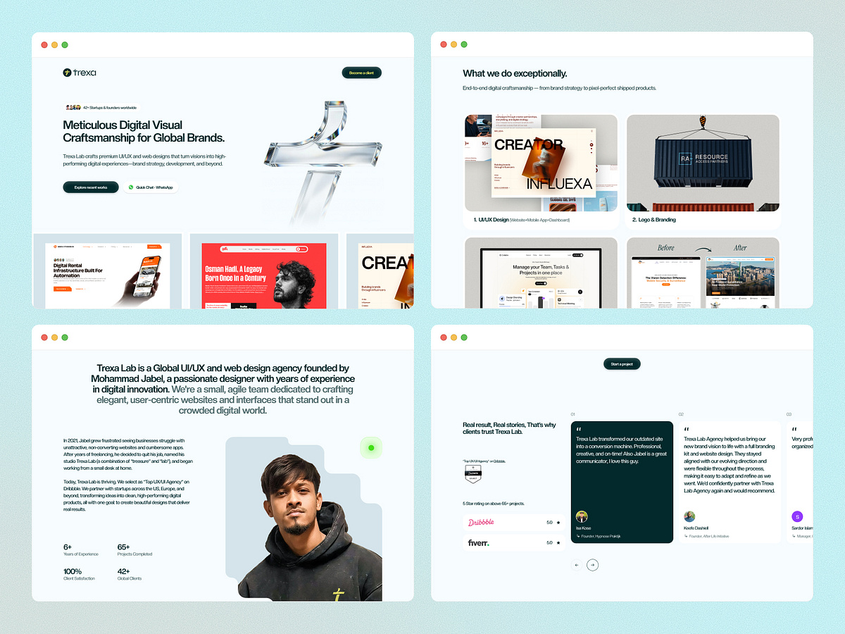 Trexa Lab – Digital UIUX & Development Agency / Website Design Image 0