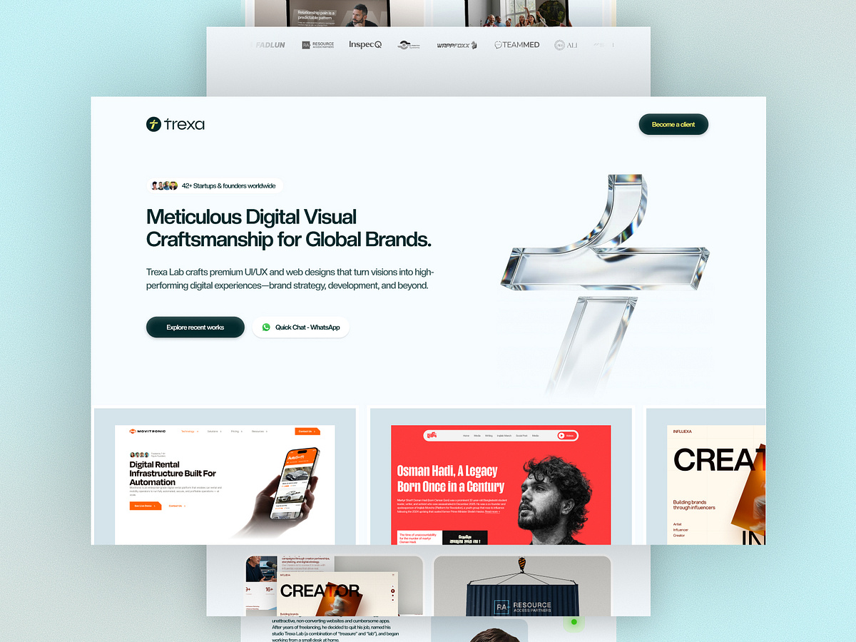 Trexa Lab – Digital UIUX & Development Agency / Website Design Image 2
