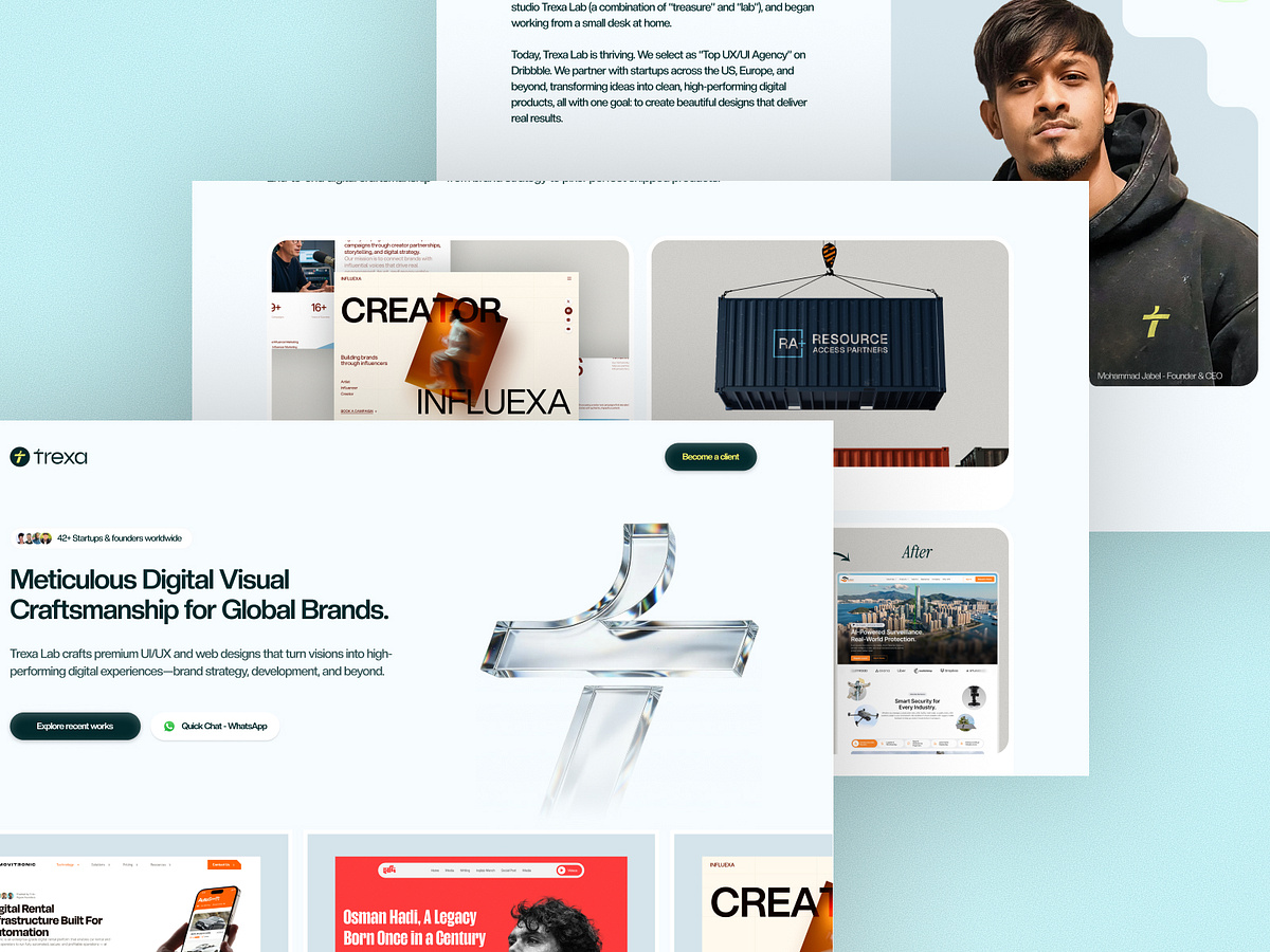 Trexa Lab – Digital UIUX & Development Agency / Website Design Image 3