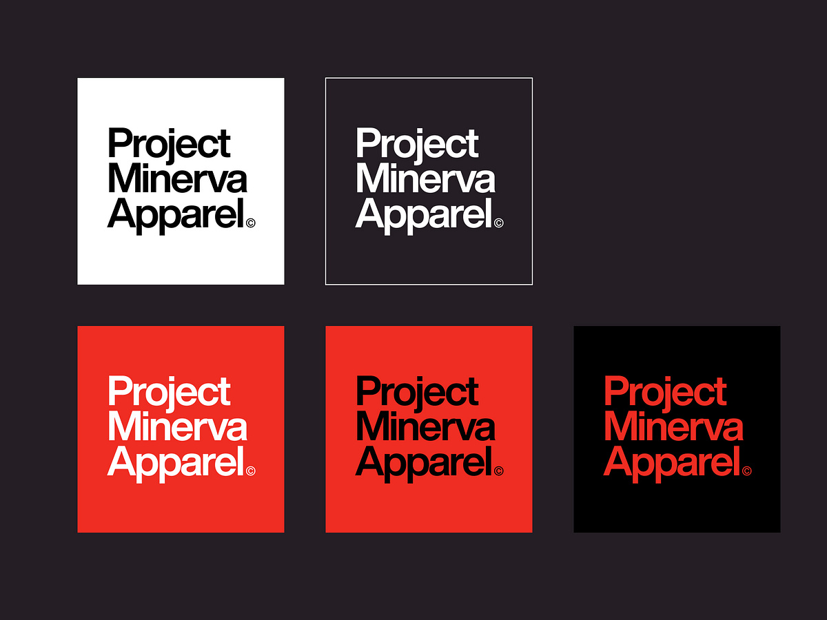 Project Minerva Apparel Logotype