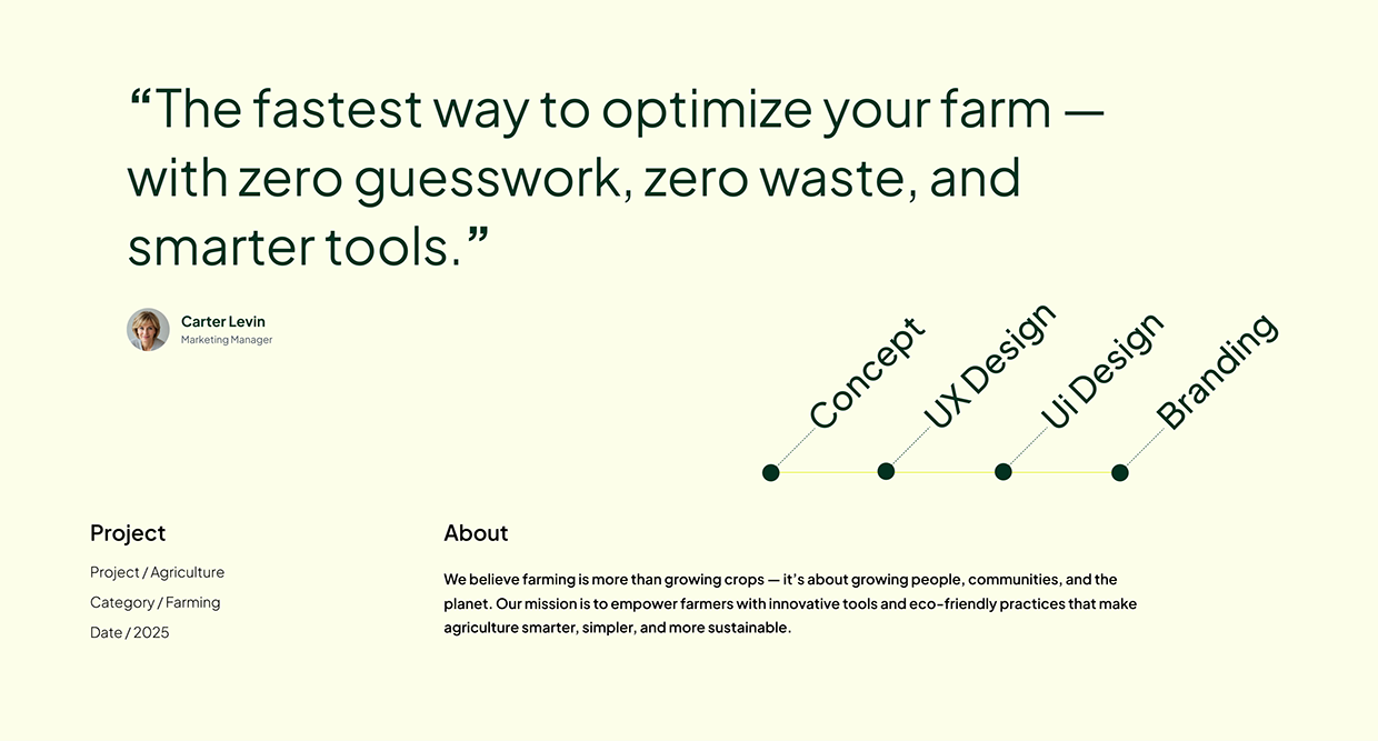 AgroNest | Agriculture Website | Smart UI/UX Design Image 0