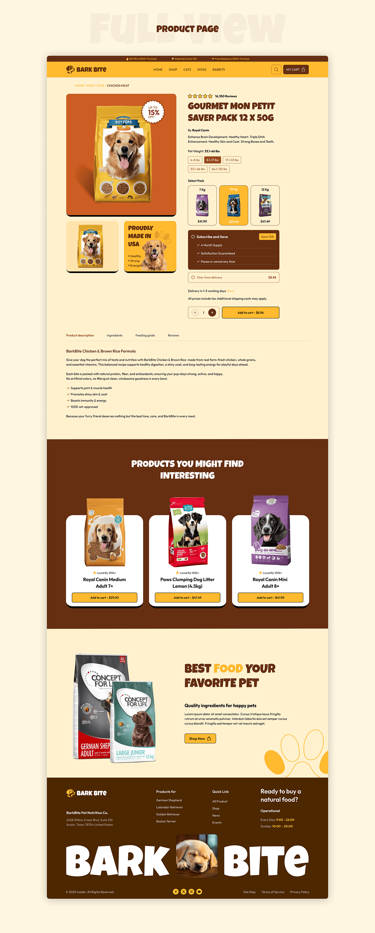 Bark Bite | Pet Food Online Shop | E-Commerce for Pets Image 9