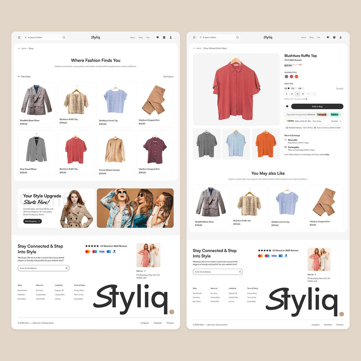 Styliq | Fashion E-Commerce Store | Stylish Shop Design Image 11