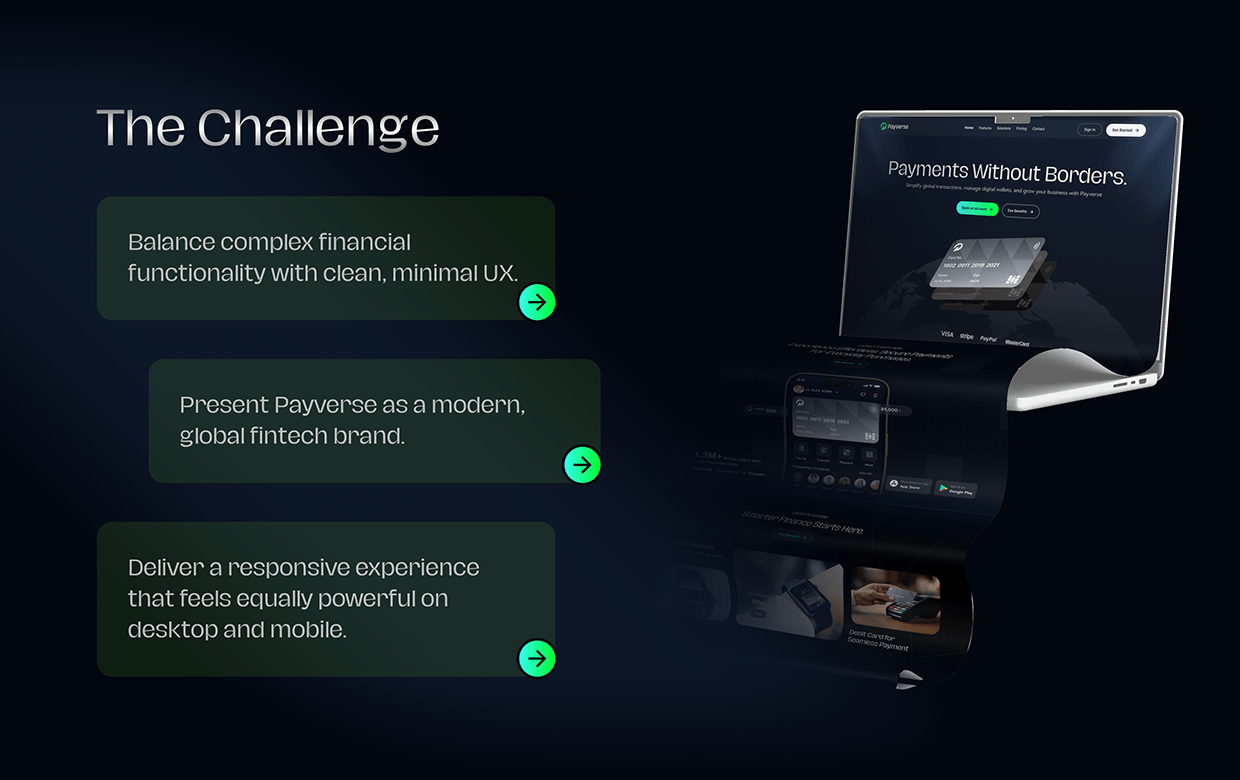 Payverse | Digital Wallet | Website UI/UX Design Image 4