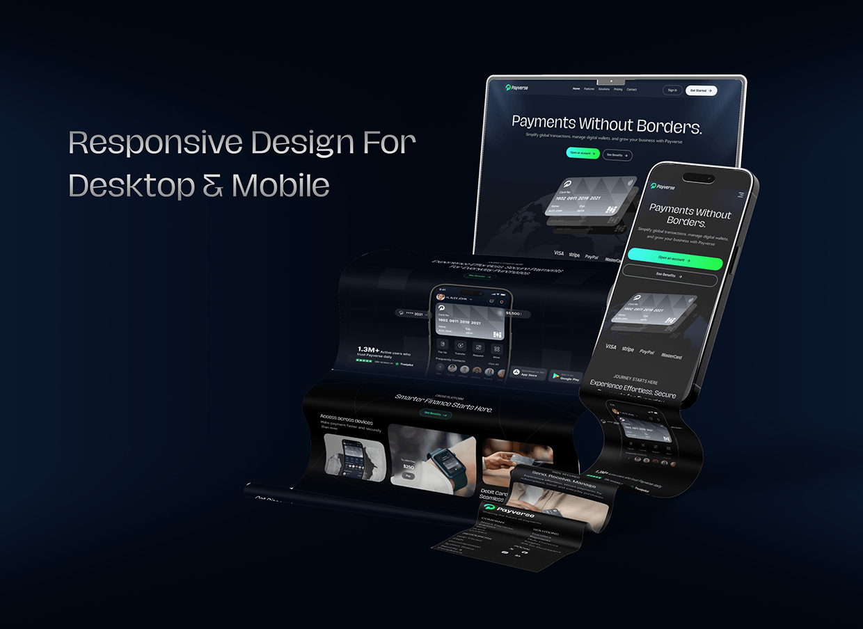 Payverse | Digital Wallet | Website UI/UX Design Image 10