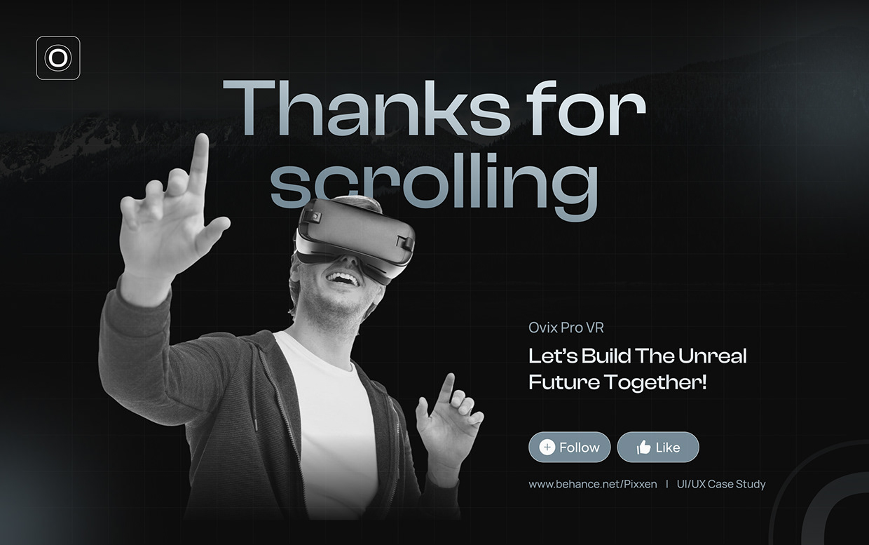 Ovix Pro | VR Product Landing Page Design Image 9