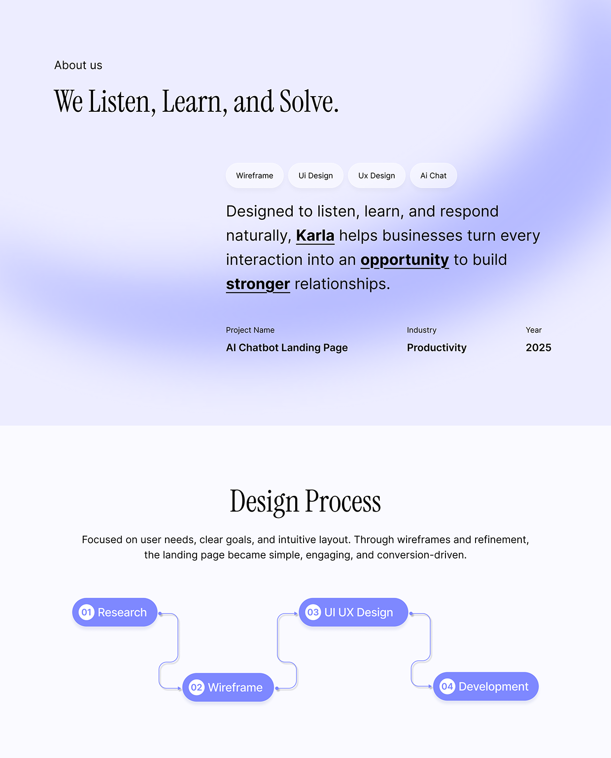 Karla | AI Chatbot | Modern Website Design Image 0