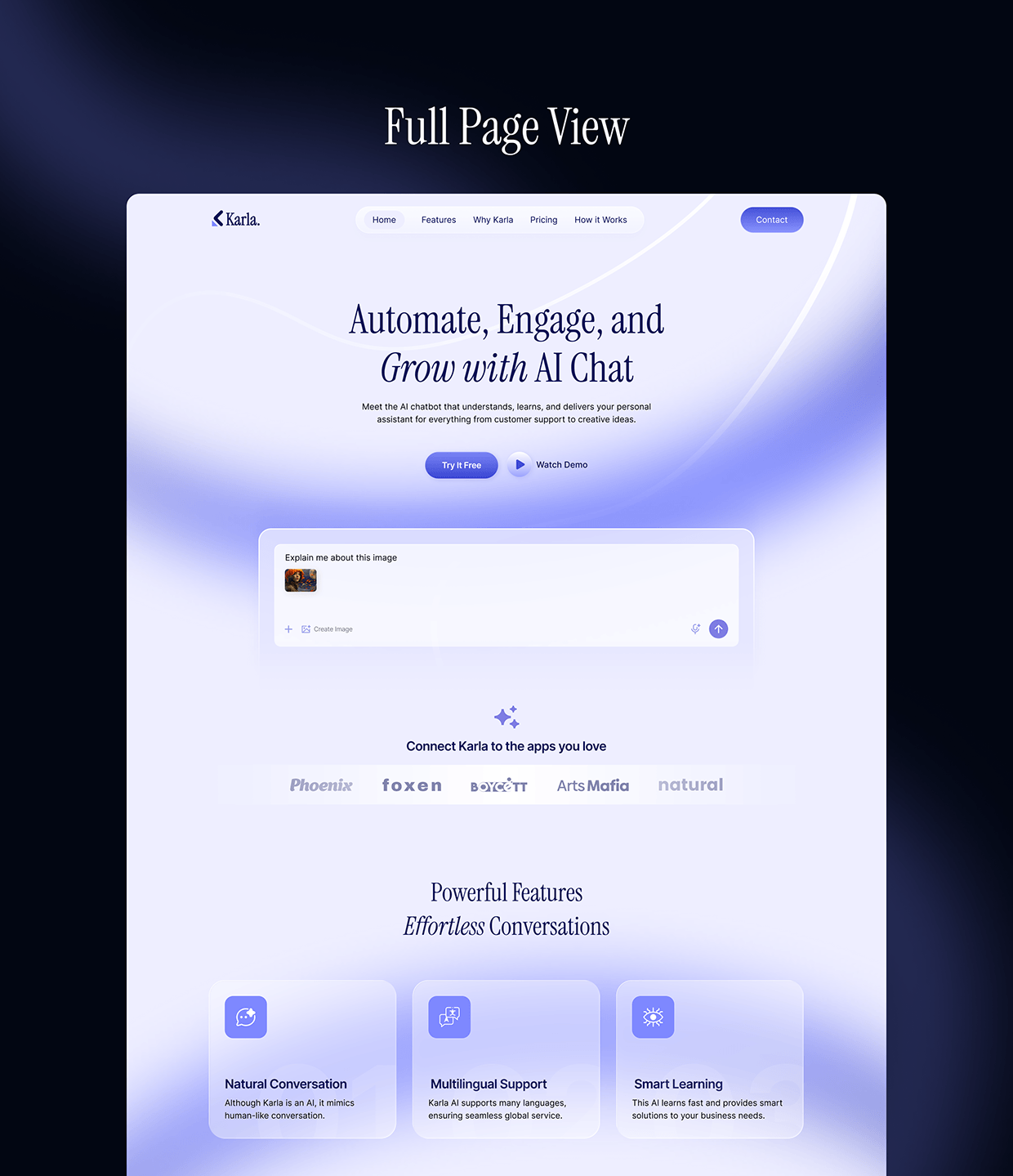Karla | AI Chatbot | Modern Website Design Image 9